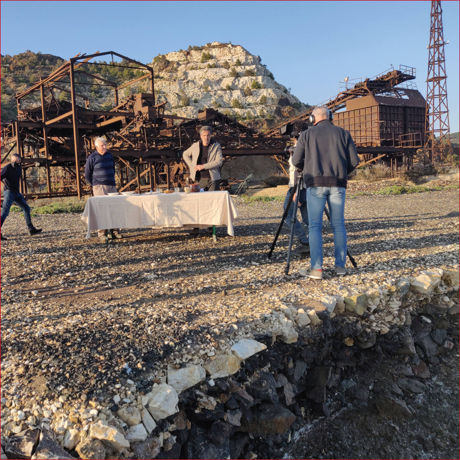 Backstage del lavoro effettuato con un Service RAI all'Isola d'Elba per una puntata di Linea Verde