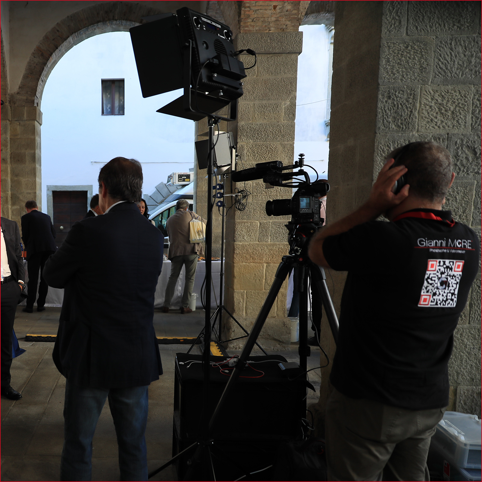 Set per le interviste ai Relatori